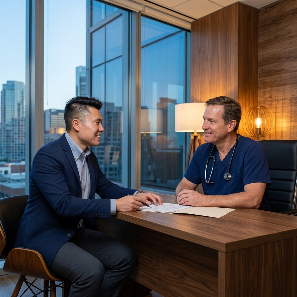 Stephen Lee CPA Consulting with Physician